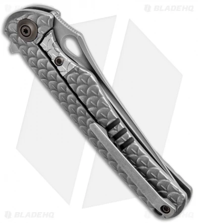 WE Knife Co. Drakon Integral Frame Lock Knife Gray Ti (3.4" Stonewash) 819C 3 WE Knife Co. Drakon Integral Frame Lock Knife Gray Ti (3.4" Stonewash) 819C - Image 3