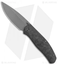 WE Knife Co. Esprit Frame Lock Knife Marble Carbon Fiber (3.3" SW) WE-20025A-CF