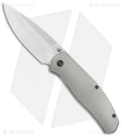 WE Knife Co. Esprit Frame Lock Knife Textured Titanium (3.25" Satin)