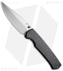 WE Knife Co. Evoke Frame Lock Knife Black Titanium (3.48" BB 20CV) WE21046-1