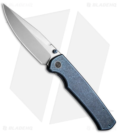 WE Knife Co. Evoke Frame Lock Knife Blue Titanium (3.48" BB 20CV) WE21046-3 1 WE Knife Co. Evoke Frame Lock Knife Blue Titanium (3.48" BB 20CV) WE21046-3