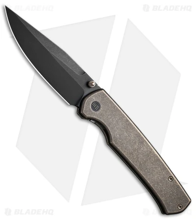 WE Knife Co. Evoke Frame Lock Knife Bronze Titanium (3.48" BW 20CV) WE21046-2 1 WE Knife Co. Evoke Frame Lock Knife Bronze Titanium (3.48" BW 20CV) WE21046-2