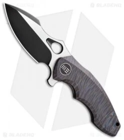 WE Knife Co. 605N Frame Lock Knife Flamed Titanium (3" Two-Tone)