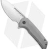 WE Knife Co. Ferrum Forge FFKW Malice Flipper Knife Gray Ti (3.4" Satin) 911A