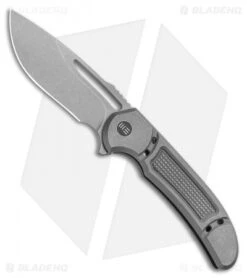 WE Knife Co. Ferrum Forge Minax Frame Lock Knife Gray Titanium (3.5" SW)