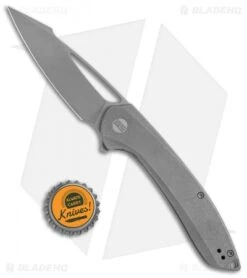 WE Knife Co. Fornix Frame Lock Knife Gray Titanium (3.5" Stonewash) 2016A -We Knife Co Shop WE Knife Co Fornix FL Gray Ti SW 2016A BHQ 120507 jr bottlecap