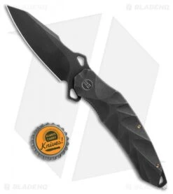 WE Knife Co. Hecate Frame Lock Knife Black Ti (3.81" Black Stonewash) 922B -We Knife Co Shop WE Knife Co Hecate FL Ti Black 922B BHQ 103136 jr bottlecap 1