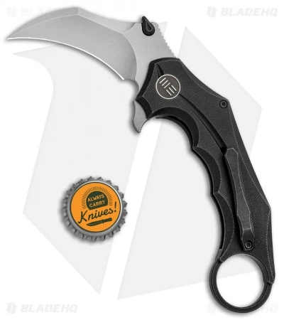 WE Knife Co. Incisor Karambit Frame Lock Knife Black Ti (2.8" Stonewash) 816C 4 WE Knife Co. Incisor Karambit Frame Lock Knife Black Ti (2.8" Stonewash) 816C - Image 4