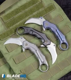 WE Knife Co. Incisor Karambit Frame Lock Knife Black Ti (2.8" Stonewash) 816C 9 WE Knife Co. Incisor Karambit Frame Lock Knife Black Ti (2.8" Stonewash) 816C -We Knife Co Shop WE Knife Co Incisor Karambit Frame Lock Knife Black Ti Stonewash 816C BHQ89918 kp tac vest web