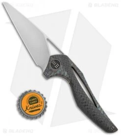 WE Knife Co. Isham ÃternA Integral Knife CF/Flamed Ti (3.25" M390) Aeterna -We Knife Co Shop WE Knife Co Isham AEternACF Flamed Ti M390 918B BHQ 101590 jr bottlecap