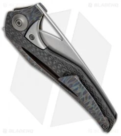 WE Knife Co. Isham ÃternA Integral Knife CF/Flamed Ti (3.25" M390) Aeterna -We Knife Co Shop WE Knife Co Isham AEternACF Flamed Ti M390 918B BHQ 101590 jr side