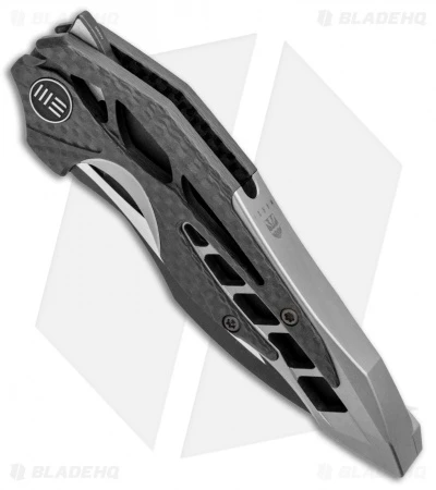 WE Knife Co. Isham Arrakis Knife Gray Ti/CF (3.5" Black SW) 906CF-D 2 WE Knife Co. Isham Arrakis Knife Gray Ti/CF (3.5" Black SW) 906CF-D - Image 2
