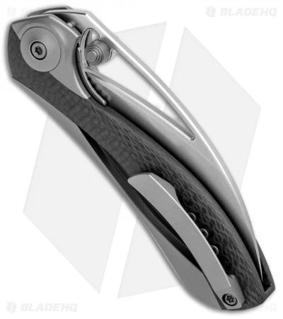 WE Knife Co. Isham Pleroma Integral Knife Gray Ti /CF (2.95" Bead Blast) 821A 3 WE Knife Co. Isham Pleroma Integral Knife Gray Ti /CF (2.95" Bead Blast) 821A - Image 3