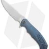 WE Knife Co. Kellen Bogardus 037 Frame Lock Knife Blue Ti (4" BB/Polish) 910B