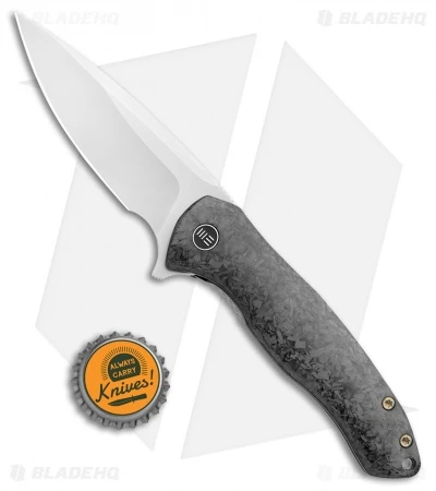WE Knife Co. Kitefin Frame Lock Knife Shredded CF (3.24" Bead Blast) 2001B 4 WE Knife Co. Kitefin Frame Lock Knife Shredded CF (3.24" Bead Blast) 2001B - Image 4
