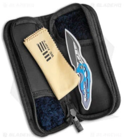 WE Knife Co. Knife Pouch W/ Microfiber Cloth (6.75" X 3") WE-01 -We Knife Co Shop WE Knife Co Knife Pouch Microfiber Cloth WE 01 BHQ 142949 jr open