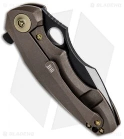 WE Knife Co. 605D Frame Lock Knife Bronze Titanium (3" Two-Tone) 6 WE Knife Co. 605D Frame Lock Knife Bronze Titanium (3" Two-Tone) -We Knife Co Shop WE Knife Co LTD Bronze TT 605K BHQ 75916 jr side