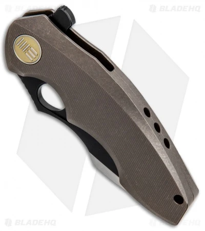 WE Knife Co. 605D Frame Lock Knife Bronze Titanium (3" Two-Tone) 2 WE Knife Co. 605D Frame Lock Knife Bronze Titanium (3" Two-Tone) - Image 2