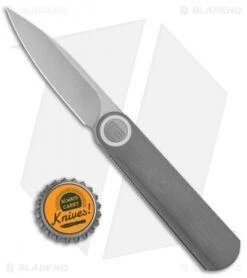 WE Knife Co. Lundquist Eidolon Drop Point Liner Lock Knife Gray G-10 (2.9" SW) -We Knife Co Shop WE Knife Co Lundquist Eidolon DP LL Gray G 10 SW BHQ 121003 jr bottlecap
