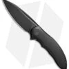 WE Knife Co. Makani Frame Lock Knife Black Titanium (3" BW) WE21048-1