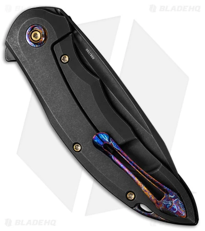 WE Knife Co. Makani Frame Lock Knife Black Titanium (3" BW) WE21048-1 2 WE Knife Co. Makani Frame Lock Knife Black Titanium (3" BW) WE21048-1 - Image 2