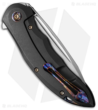 WE Knife Co. Makani Frame Lock Knife Black Ti Copper/CF (3" Satin) WE21048B-1 2 WE Knife Co. Makani Frame Lock Knife Black Ti Copper/CF (3" Satin) WE21048B-1 - Image 2