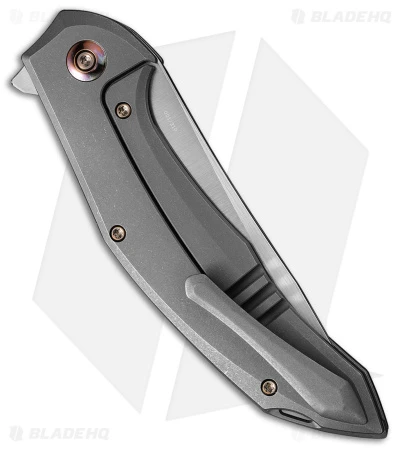 WE Knife Co. Merata Limited Edition Frame Lock Knife Gray Ti (3.7" Hand Satin) 2 WE Knife Co. Merata Limited Edition Frame Lock Knife Gray Ti (3.7" Hand Satin) - Image 2