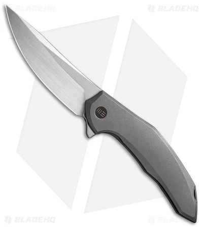 WE Knife Co. Merata Limited Edition Frame Lock Knife Gray Ti (3.7" Hand Satin) 1 WE Knife Co. Merata Limited Edition Frame Lock Knife Gray Ti (3.7" Hand Satin)