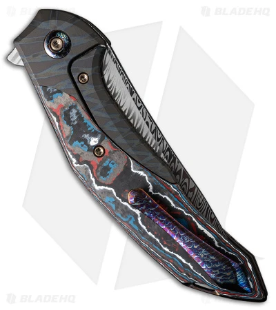 WE Knife Co. Merata Limited Edition Knife Nebula Fat CF + Flamed Ti (3.7" Dam.) 2 WE Knife Co. Merata Limited Edition Knife Nebula Fat CF + Flamed Ti (3.7" Dam.) - Image 2