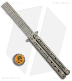 WE Knife Co. Nerv Butterfly Trainer Comb Champagne Titanium 907A -We Knife Co Shop WE Knife Co Nerv Butterfly Trainer Comb Champagne Ti 907A BHQ 96065 jr bottlecap