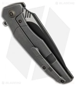 WE Knife Co. Nitida Frame Lock Knife Gray Ti/CF (3.5" Black SW) 707A -We Knife Co Shop WE Knife Co Nitida gray ti cf black sw 707A BHQ 72346 er side