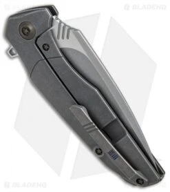 WE Knife Co. Nitida Frame Lock Knife Gray Ti/CF (3.5" Stonewash) 707B 6 WE Knife Co. Nitida Frame Lock Knife Gray Ti/CF (3.5" Stonewash) 707B -We Knife Co Shop WE Knife Co Nitida gray ti cf stonewash 707B BHQ 72347 er side