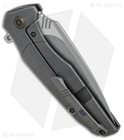 WE Knife Co. Nitida Frame Lock Knife Gray Ti/CF (3.5" Stonewash) 707B 3 WE Knife Co. Nitida Frame Lock Knife Gray Ti/CF (3.5" Stonewash) 707B - Image 3