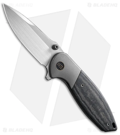 WE Knife Co. Nitro Mini Frame Lock Knife Black Micarta (3.13" Satin) WE22015-3 1 WE Knife Co. Nitro Mini Frame Lock Knife Black Micarta (3.13" Satin) WE22015-3