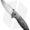 WE Knife Co. Nitro Mini Frame Lock Knife Gray Ti + CF (3.13" Satin) WE22015-1