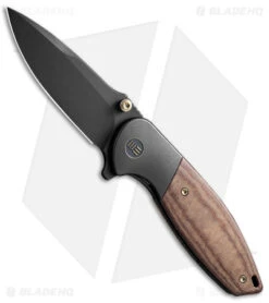 WE Knife Co. Nitro Mini Frame Lock Knife Ti + Micarta (3.13" Black) WE22015-4