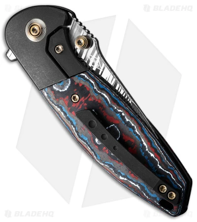 WE Knife Co. Nitro Mini Frame Lock Knife Ti + Nebula CF (3.13" Damasteel) 2 WE Knife Co. Nitro Mini Frame Lock Knife Ti + Nebula CF (3.13" Damasteel) - Image 2