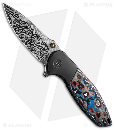 WE Knife Co. Nitro Mini Frame Lock Knife Ti + Nebula CF (3.13" Damasteel) 1 WE Knife Co. Nitro Mini Frame Lock Knife Ti + Nebula CF (3.13" Damasteel)