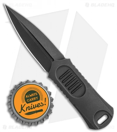 WE Knife Co. OSS Dagger Fixed Blade Knife Black G-10 (2" Black Stonewash) 4 WE Knife Co. OSS Dagger Fixed Blade Knife Black G-10 (2" Black Stonewash) - Image 4