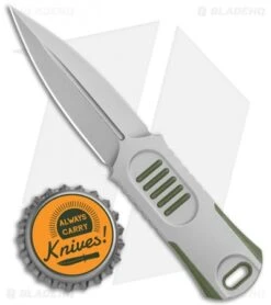 WE Knife Co. OSS Dagger Fixed Blade Knife OD Green G-10 (2" Stonewash) -We Knife Co Shop WE Knife Co Oss Dagger Fixed OD Green G 10 SW BHQ 107079 jr bottlecap