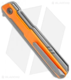 WE Knife Co. Peer Flipper Knife Gray Ti W/ Orange G-10 (3.5" SW) 2015A 6 WE Knife Co. Peer Flipper Knife Gray Ti W/ Orange G-10 (3.5" SW) 2015A -We Knife Co Shop WE Knife Co Peer Flipper Gray Ti with Orange G 10 SW BHQ 118849 jr side