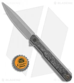 WE Knife Co. Peer Flipper Knife Gray Ti W/ Shred CF (3.5" SW) 2015C -We Knife Co Shop WE Knife Co Peer Flipper Gray Ti with Shred CF SW BHQ 118851 jr bottlecap