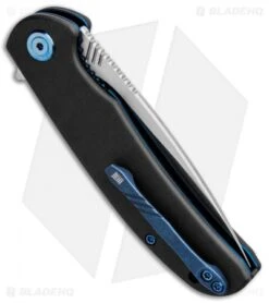 WE Knife Co. Practic Liner Lock Knife Black G-10 (3.3" Satin M390) 809C -We Knife Co Shop WE Knife Co Practic LL OD Black G 10 Satin M390 809C BHQ 85501 jr side