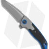 WE Knife Co. Press Check Tanto Ti + Black/Blue G-10 (3.17" Bead Blast) 20078A-2