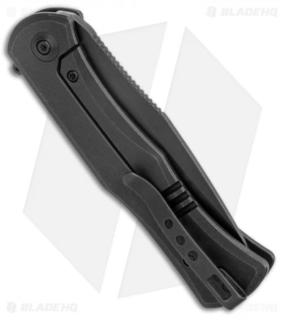 WE Knife Co. Primoris Frame Lock Knife Black Titanium (3.5" Black Stonewash) 3 WE Knife Co. Primoris Frame Lock Knife Black Titanium (3.5" Black Stonewash) - Image 3