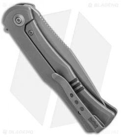 WE Knife Co. Primoris Frame Lock Knife Gray Titanium (3.5" Stonewash) -We Knife Co Shop WE Knife Co Primoris FL Gray Ti SW WE20047A 1 BHQ 135783 jr side