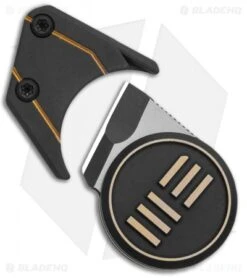 WE Knife Co. Quark Fixed Blade Neck Knife Black/Gold Titanium (0.47" Two-Tone) 8 WE Knife Co. Quark Fixed Blade Neck Knife Black/Gold Titanium (0.47" Two-Tone) -We Knife Co Shop WE Knife Co Quark Fixed Blade Neck Knife Black Gold Ti TT WE20021 1 BHQ 126519 jr open