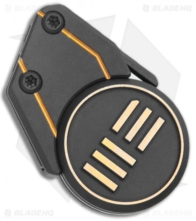 WE Knife Co. Quark Fixed Blade Neck Knife Black/Gold Titanium (0.47" Two-Tone) 4 WE Knife Co. Quark Fixed Blade Neck Knife Black/Gold Titanium (0.47" Two-Tone) - Image 4