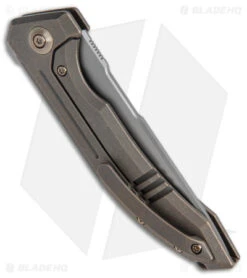 WE Knife Co. Quixotic Frame Lock Knife Bronze Ti (3.45" BB) WE21016-5 -We Knife Co Shop WE Knife Co Quixotic FL Bronze Ti BB BHQ 144164 jr side