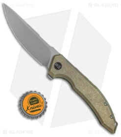 WE Knife Co. Quixotic Frame Lock Knife Green Ti (3.45" BB) WE21016-4 -We Knife Co Shop WE Knife Co Quixotic FL Green Ti BB BHQ 144154 jr bottlecap